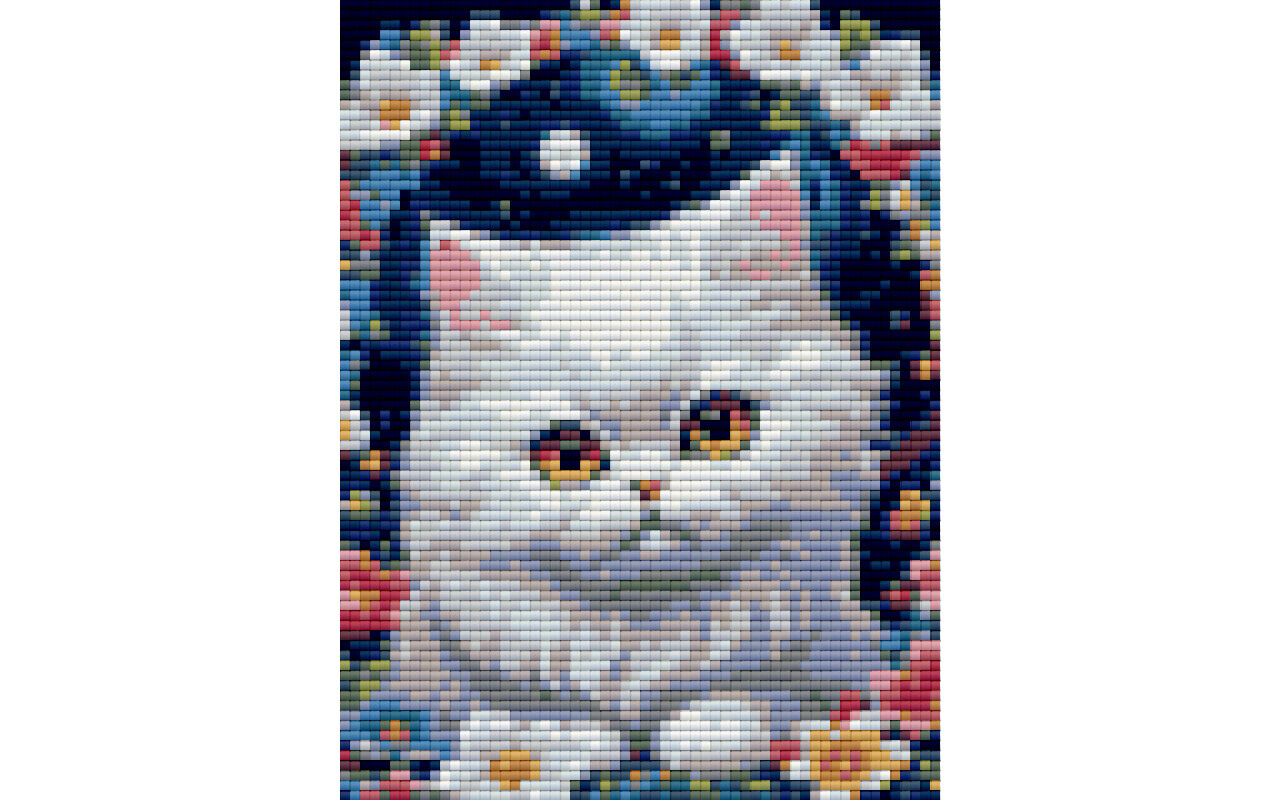 Persian cat diamond art painting pattern