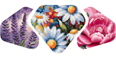 Flower diamond painting patterns