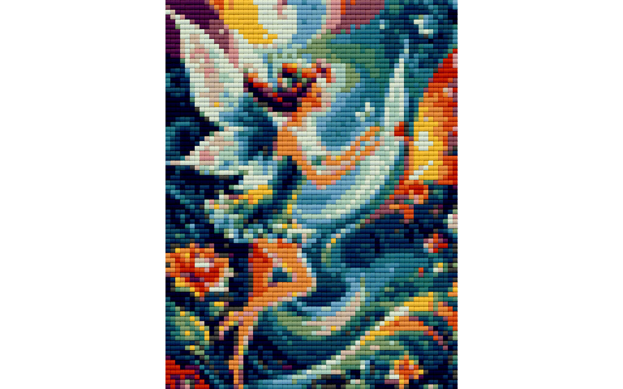 Fairy free diamond art pattern