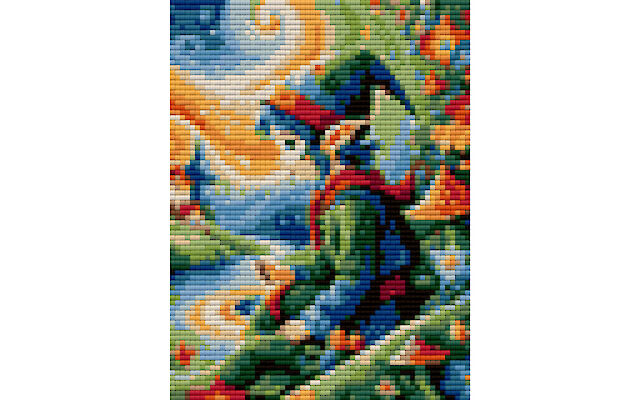 Elf diamond art pattern free download